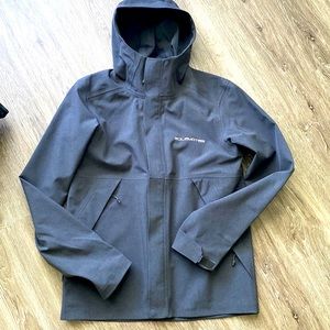 NWOT The North Face Men's Apex Flex Dry-vent hooded jacket Dark Heather Gray